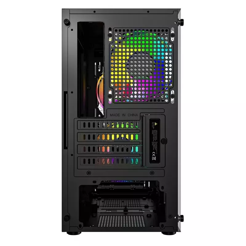 Tietokonekotelo Logic Concept Atos AM-ATOS-10-0000000-0002 ATX musta