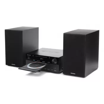 Kotiaudiomikrojärjestelmä Aiwa MSBTU-550 — 50 W RMS, Bluetooth 10 m, FM, LED-näyttö, RCA, musta
