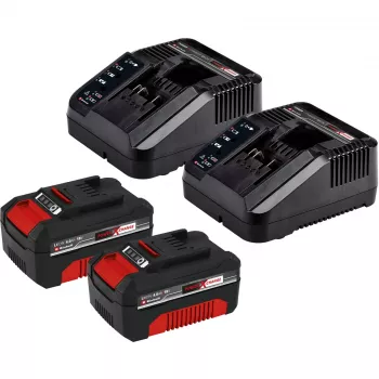 Akkuruohonleikkuri GE-CM 43 Li M Kit, 36 volttia (2x18V) (punainen/musta, 2x litiumioniakku 4,0 Ah)