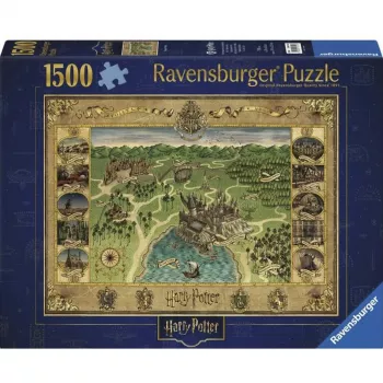 Ravensburger palapeli Hogwarts kartta 1500 osaa – Ravensburger 1500 osaa