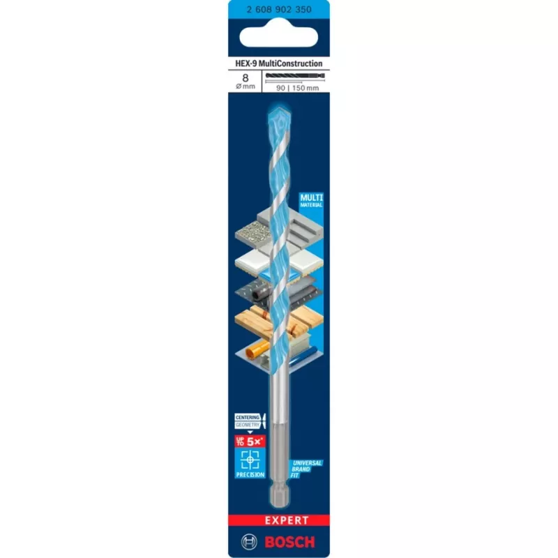 Pora Bosch Expert HEX-9 Multi Construction 8 mm
