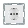 Pistorasia Type-F Berker 47231909, 16 A, 250 V, valkoinen, muovikotelo