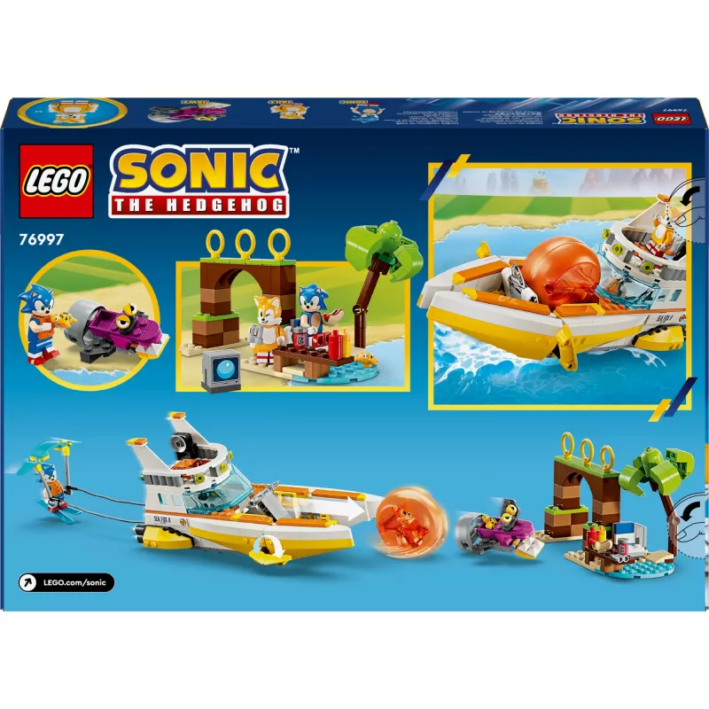 LEGO Sonic the Hedgehog Tails’ Adventure Boat lelusetti 76997