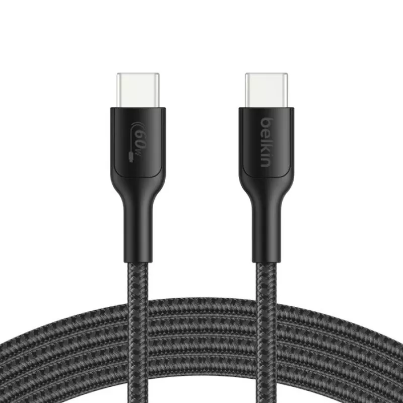 Belkin USB-C/USB-C -pelikaapeli 2 m punottu Switch 2 ENA008hq2MBK (ENA008HQ2MBK)