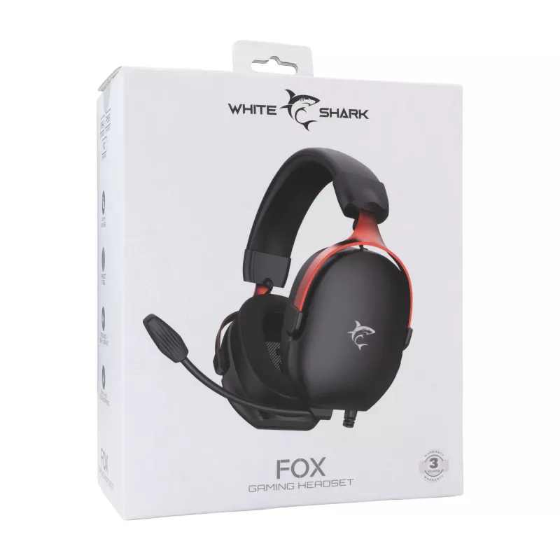 Kuulokkeet White Shark GH-2445 Fox musta