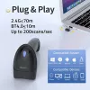 Viivakoodinlukija QOLTEC 50880 1D/2D USB — käsiskanneri USB-liitännällä