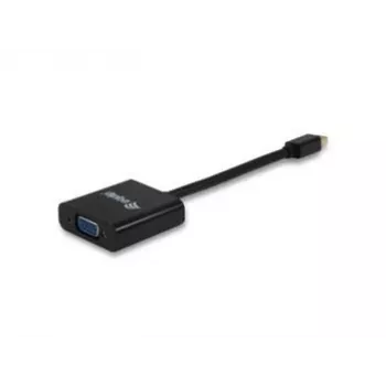 Equip Mini DisplayPort - HD15 VGA -sovitin, 0,17 m, Mini DisplayPort, VGA, uros, naaras, 1920 x 1080 pikseliä