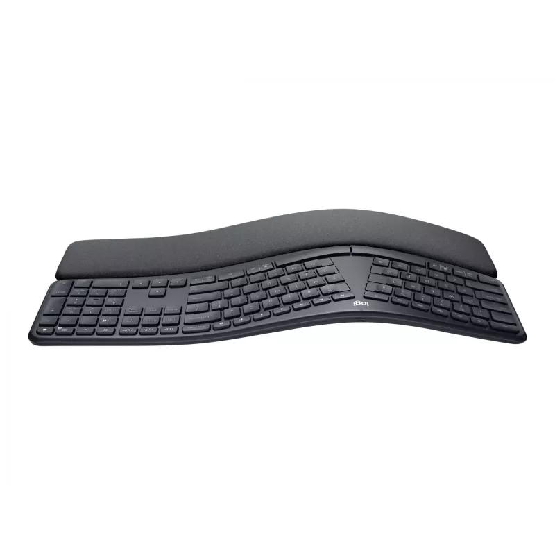 Logitech ERGO K860 - näppäimistö - langaton - 2,4 GHz, Bluetooth 5.0 - QWERTY - espanjalainen - grafiitti