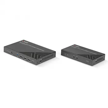 Lindy 70m Cat.6A HDMI 4K60 ja Type-C HDBaseT 3.0 KVM-jatko