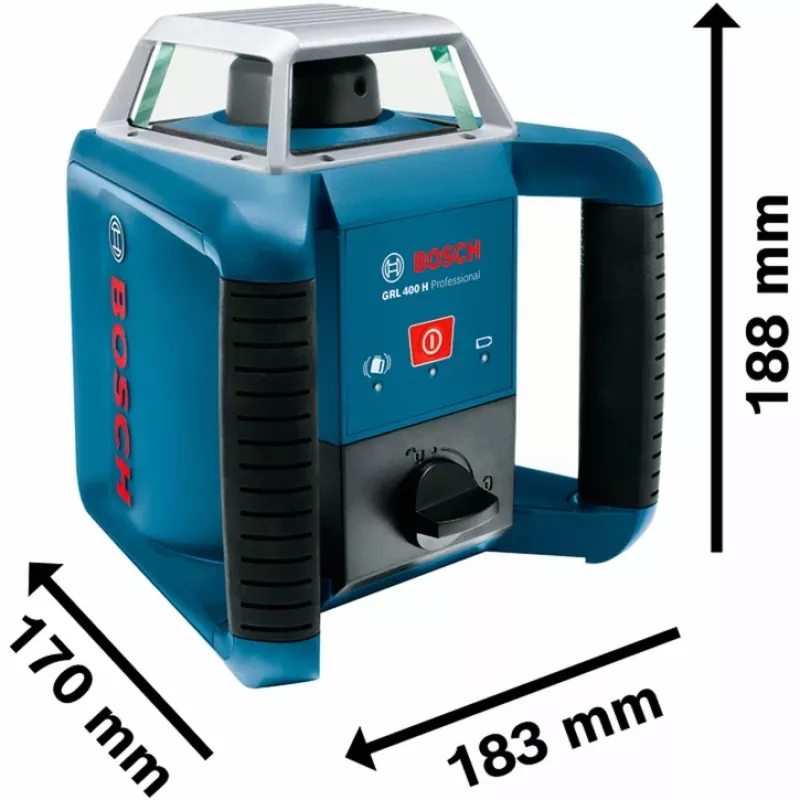 Bosch GRL 400 H Professional kiertolaser 400 m 635 nm (< 1 mW)