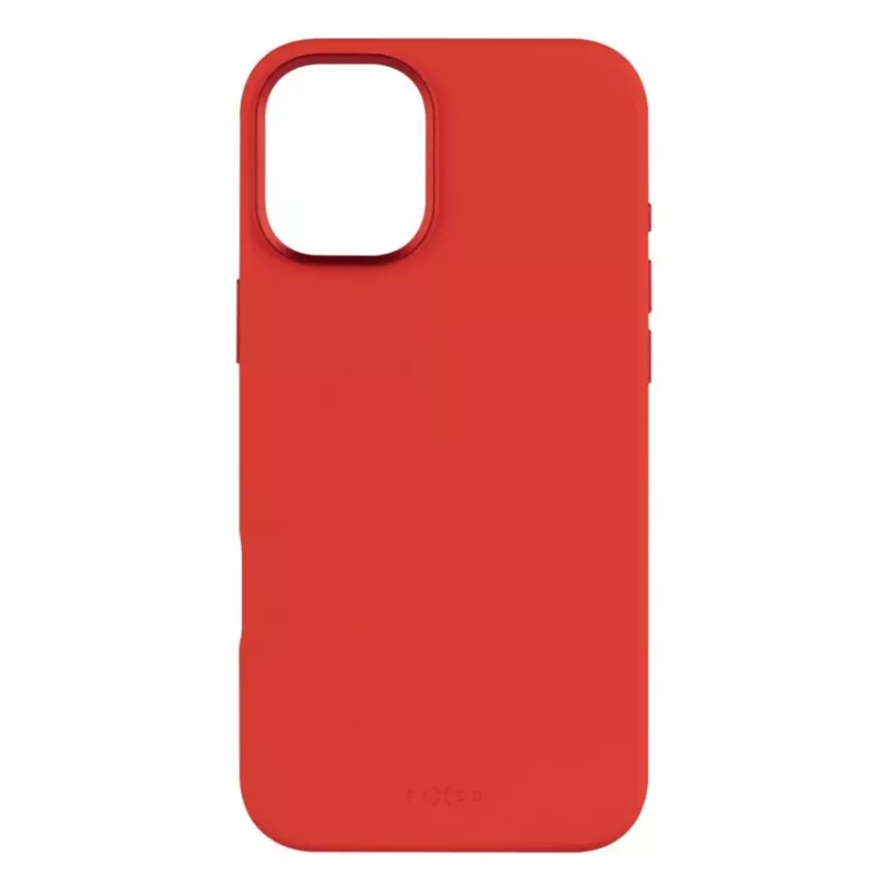 Takakansi FIXED Apple iPhone 16 Plus — MagFlow nestemäinen silikoni, punainen