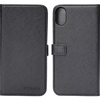 nevox ORDO Bookcase - Apple iPhone X - musta-harmaa (1495)