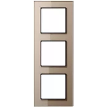 Jung AC 583 GL CH samppanjalasi-kehyksen kansi, lasi, 84×226 mm