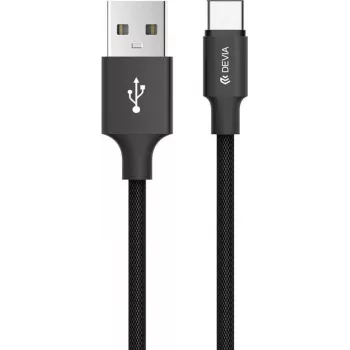 USB Micro -kaapeli Devia Pheez Series 5V 2,4A 1 m punainen