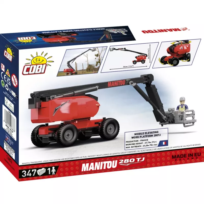 COBI Manitou 280 TJ -palikat 347 osaa 6 vuodesta