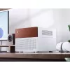 Micro-Tower-tietokonekotelo Jonsbo N4 WEISS Mini-ITX karkaistulla lasilla