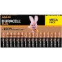 Alkaline AAA-paristot Duracell Plus 32 kpl:n pakkaus (malli 00216914) pitkäkestoinen suorituskyky