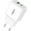 ANSMANN HC218PD - verkkolaite - 18 W - 3000 mA - PD, QC 3.0 - 2 lähtöporttia (USB, USB-C) - valkoinen (1001-0111)