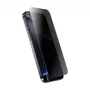 Karkaistu tietosuojalasi näytönsuojus Crong iPhone 14/13/13 Pro — 3D-kaareva reuna