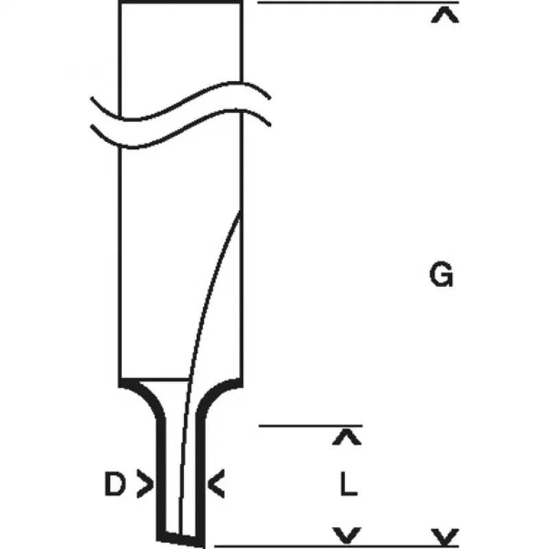 Bosch 2 608 628 376 -jyrsin urajyrsin 1 kpl