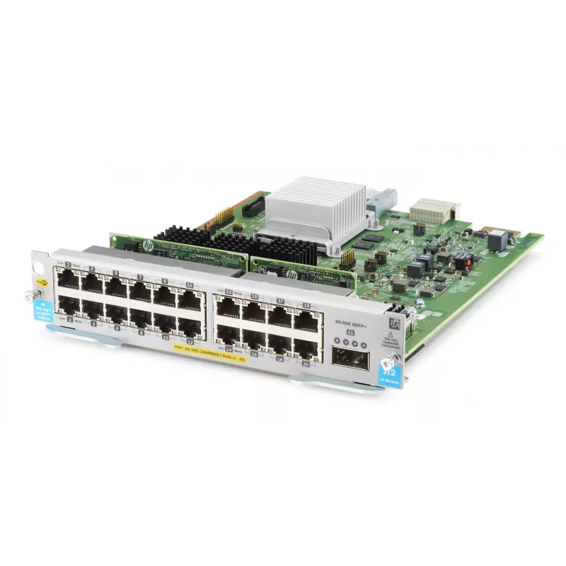 20-porttinen PoE+ MACsec kytkinmoduuli HPE J9992A