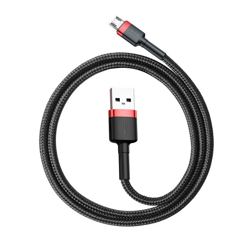 Micro-USB-kaapeli Baseus Cafule 1,5A 2 m (punainen ja musta)