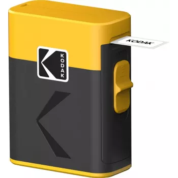Tarratulostimen kasettipaketti Kodak M50 Label Era, keltainen täyttökasetti M50Y ja 13 tarrarullaa