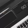 Qoltec 90W GaN Super Fast SLIM seinälaturi | XP | 5-20V | 4,5A | USB-C 3.1 | kannettava | MacBook | älypuhelin | + kaapeli