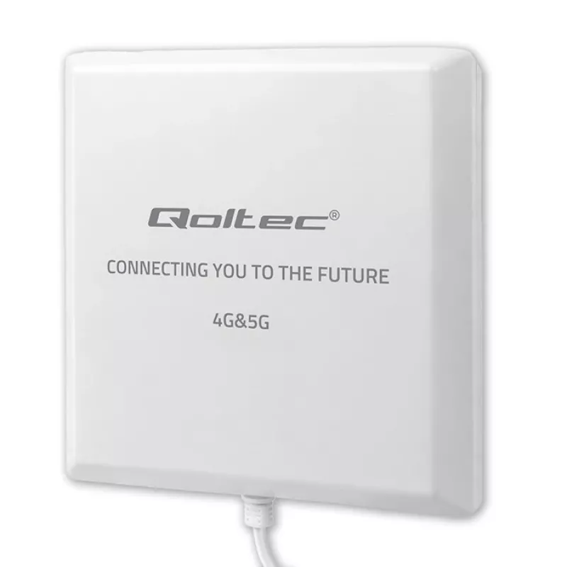 Ulkoinen 4G/5G LTE-antenni QOLTEC 9 dBi SMA-liitännällä ja 3 m kaapelilla