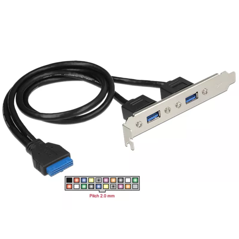 Sisäinen USB 3.2 Gen 1 sovitin DeLOCK 84836