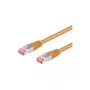 Wentronic Goobay CAT 6 verkkokaapeli, S/FTP (PiMF), oranssi, 3 m - LSZH halogeeniton, kupari (93473)