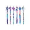 Sisäänvedettävä kumitettava kynä Cool Pack Disney Frozen 53703PTR – sininen muste, sisäänvedettävä kärki