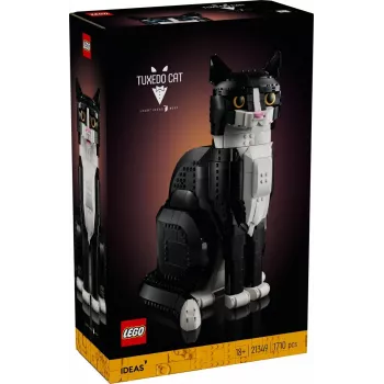 LEGO-sarja Ideas 21349 Tuxedo Cat rakennussarja — keräilypalikkamalli, näyttelykappale