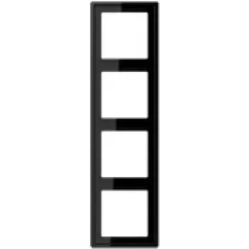 JUNG LS 984 SW - musta - duroplasti - ruuviton - JUNG - 81 mm - 294 mm