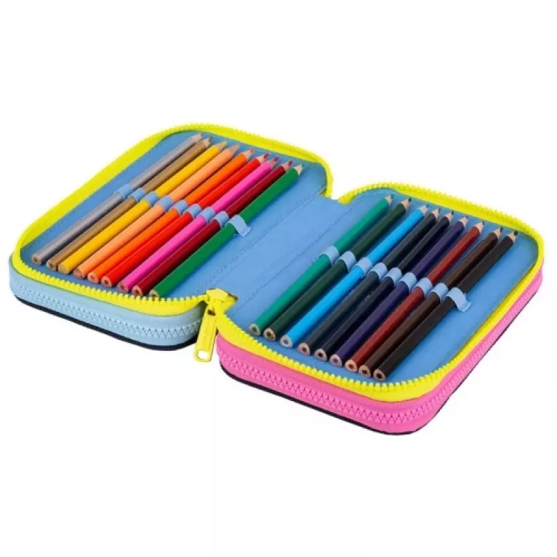 Kolmikerroksinen penaali varusteilla CoolPack Jumper 3 IM GARTEN