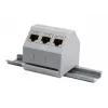 Logilink | DIN-kiskoadapteri 1x RJ45 Keystone -moduulille | MP0053