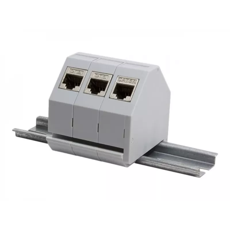 Logilink | DIN-kiskoadapteri 1x RJ45 Keystone -moduulille | MP0053