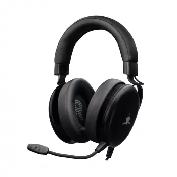 Peli-headset White Shark GH-2540 Elephant musta RGB-valaistuksella ja irrotettavalla mikrofonilla