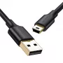 USB-kaapeli UGREEN US132 Mini-USB 1 m — musta, 480 Mbit/s, nopea lataus
