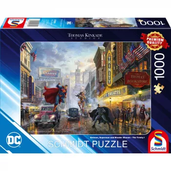 Palapeli Schmidt Spiele Batman, Superman ja Wonder Woman 1000 palaa