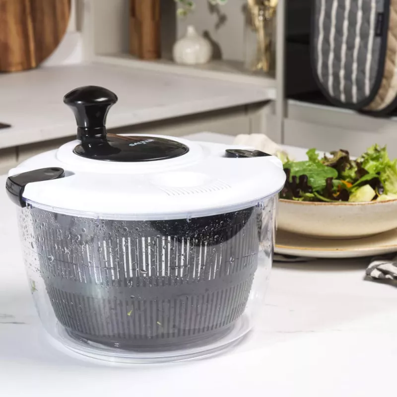 Salaattilinko Salter BW13899EU7 5 L tilavuus, BPA-vapaa muovikulho ja -kori