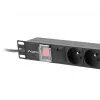 LANBERG PDU RACK VIRRANJAKOTELISTA (1U,16A,7X 230V,2M)