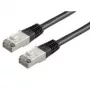 ROLINE S/FTP-(PiMF-)patch-kaapeli Kat.6, musta, 0,5 m (21.15.1325)