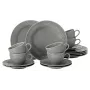 SELECT Beat Color Glaze posliininen kahvisarja 6 henkilölle, valkoinen