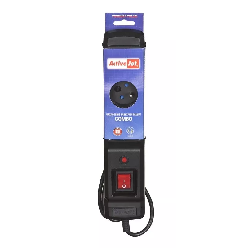 Activejet COMBO-IEC-3G/1.5M jatkojohto johdolla