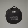 Duffel bag The North Face Base Camp S — 50 L, nailon/polyesteri, musta/valkoinen