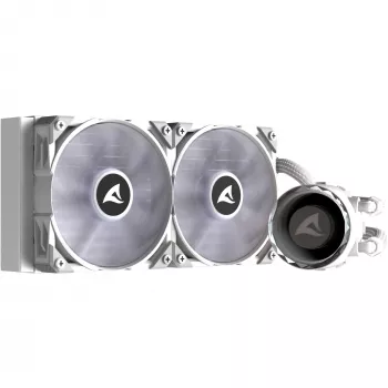S80 RGB White AIO 240mm -nestemäinen jäähdytys, valkoinen