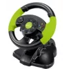 Esperanza EG104 High Octane ohjauspyörä poljinten kanssa, PC/PS3/Xbox 360, musta/vihreä