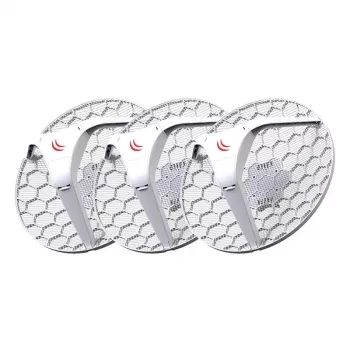 MikroTik LHG 5 (RBLHG5KIT) 5 GHz asiakaslaite, 24,5 dBi, 3 kpl:n pakkaus