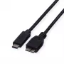ROLINE - USB-kaapeli - Micro-USB 3.0 Type-B (M) - USB Type-C (M) - 1 m - musta (11.02.9006)